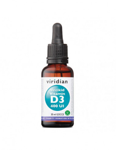 Viridian Viridikid Vitamin D3 400ui...