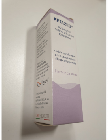 Ketazed Collirio 10 Ml 0,25 Mg/ml Con...