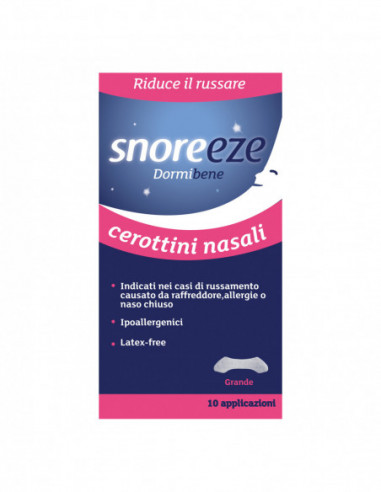 Cerotto Nasale Snoreeze Grande 10 Pezzi
