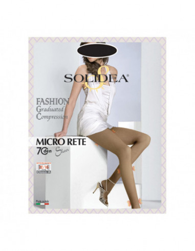 Micro Rete 70 Sheer Collant Nero 4xl-xl
