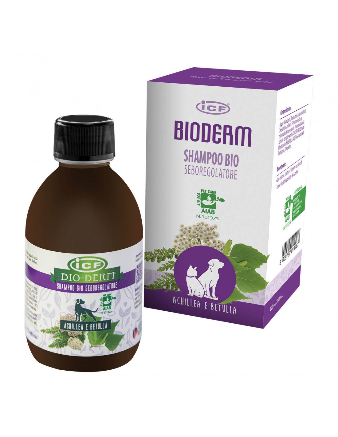 Shampoo per cani e gatti Bioderm shampoo bio seboregolatore 220 ml