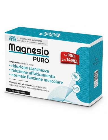Sanavita Magnesio Puro 60 Compresse
