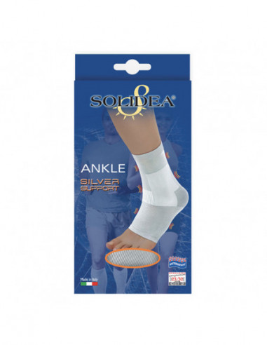 Silver Support Ankle Cavigliera Nero S