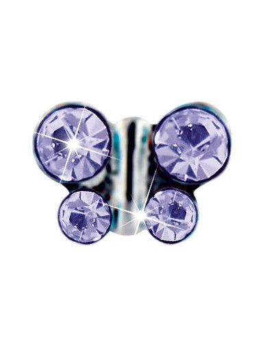 Farfalla 6mm Viola