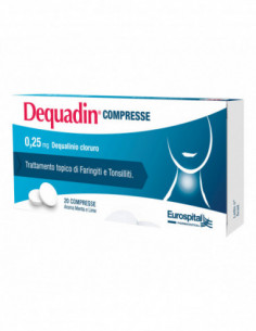 Dequadin 20 Cpr 0,25 Mg