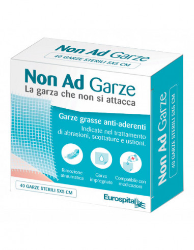 Garza Paraffinata Non Ad 5x5 Cm 40 Pezzi