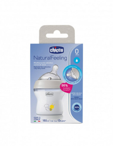 Chicco Biberon Natfeel Pp 0m+ 150 Ml...
