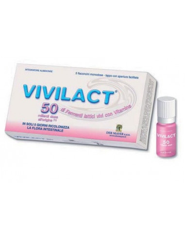 Vivilact 50 Miliardi 5 Flaconcini 7 Ml