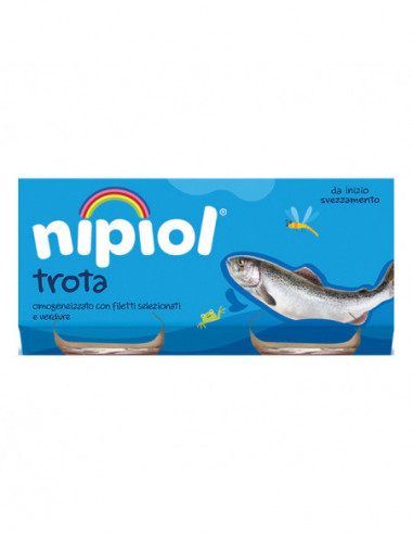 Nipiol Omogeneizzato Trota 2 Pezzi 80 G