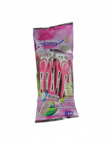 Satinex3 Mystique Lady Rasoio 6 Pezzi