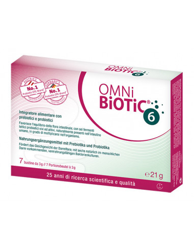 Omni Biotic 6 Polvere 7 Bustine Da 3 G