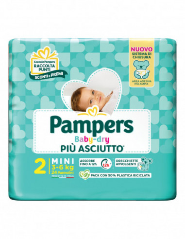 Pampers Baby Dry Pannolino Downcount...