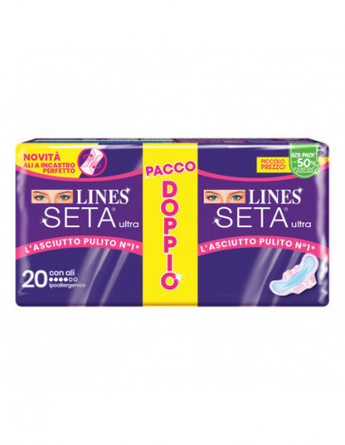 Lines Seta Ultra Assorbenti Ali Vp 20...