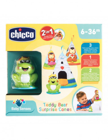 Chicco Gioco Teddy Bears Surprise Cones