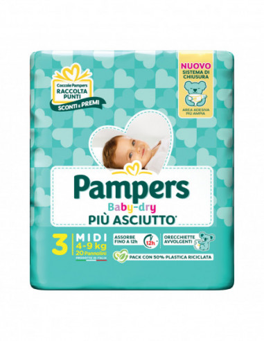 Pampers Baby Dry Pannolino Downcount...