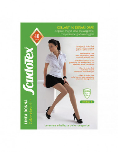Scudotex Collant 40 Opak Nero 2