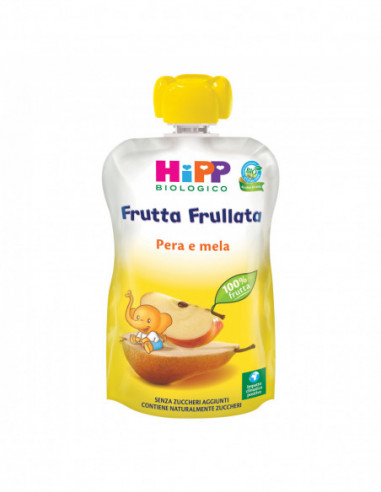 Hipp Bio Frutta Frullata Pera Mela 90 G