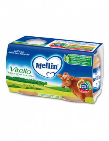 Mellin Omogeneizzato Vitello 2 X 120 G