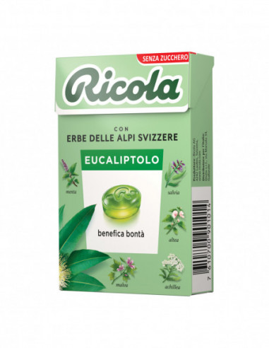 Ricola Eucaliptolo Senza Zucchero 50 G