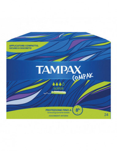 Tampax Compak Super 24 Pezzi