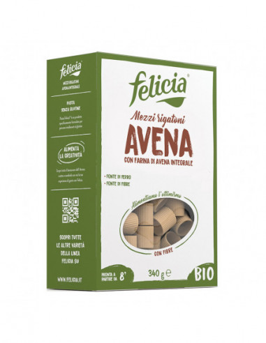 Felicia Mezzi Rigatoni Avena 340 G