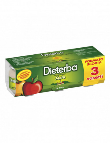 Dieterba Omogeneizzato Mela 3 Pezzi 80 G