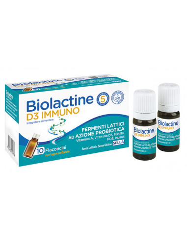 Biolactine D3 Immuno 10 Flaconcini