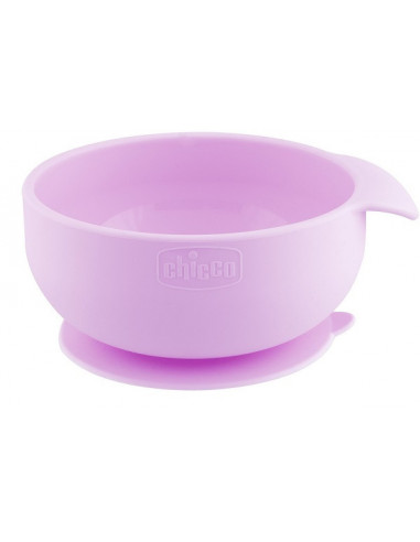 Chicco Ciotola Silicone Rosa