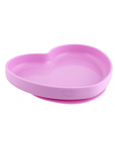 Chicco Piatto Cuore Ventosa Silicone...