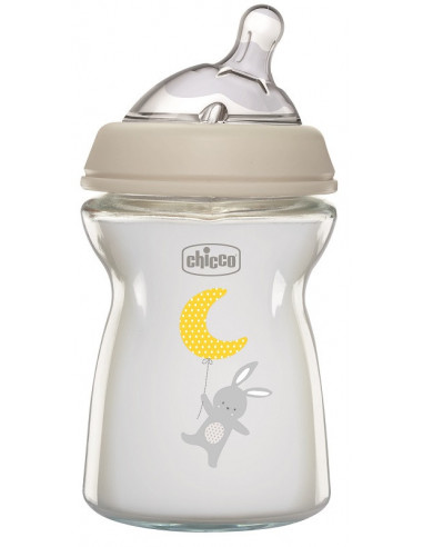 Chicco Biberon Nat Feel Vetro 0m+ 250 Ml