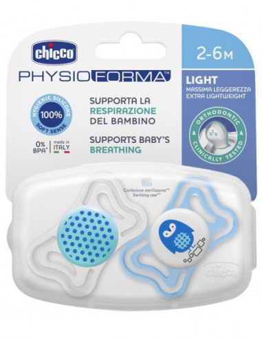 Chicco Succhietto Light Boy Silicone...