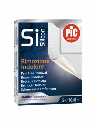 Cerotto Pic Postop Silicone 10x8 5 Pezzi