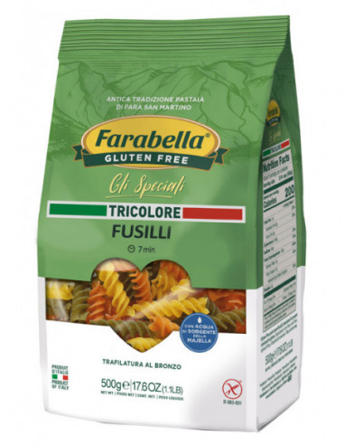 Farabella Fusilli Tricolore 500 G