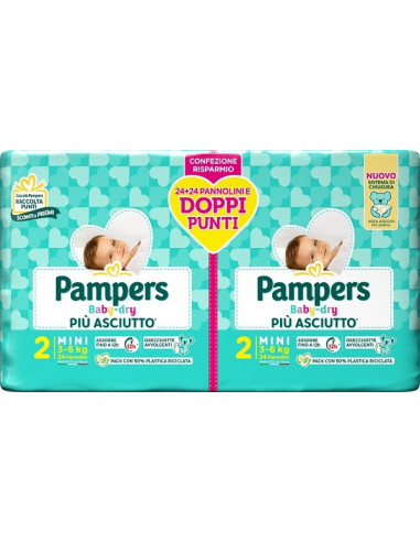 Pampers Baby Dry Pannolino Duo...