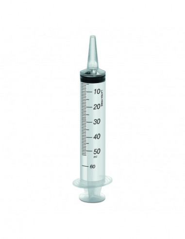 Siringa Monouso In PVC Con Doppio Anello Di Tenuta, Capacità Da 1 A 100 Ml | Laborxing - Foto 4