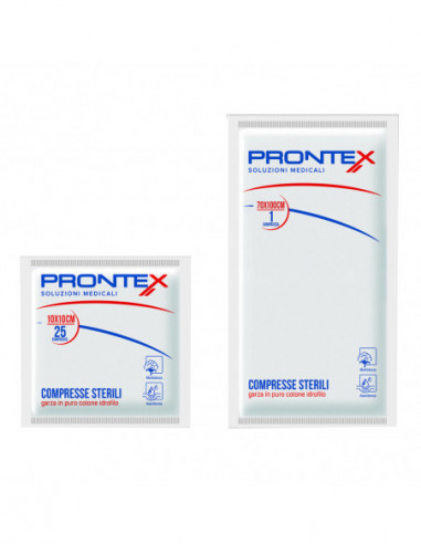 Prontex Garza Compressa 12/8 10x10cm...