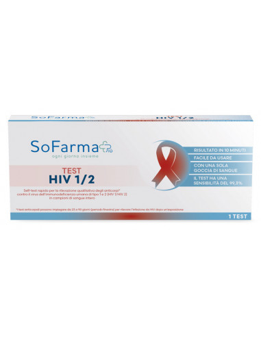 Test Autodiagnostico Hiv 1/2 Sofarmapiu'