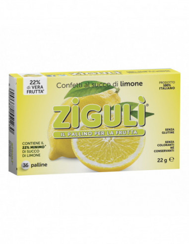 Ziguli Limone 36 Palline 22 G