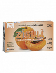 Ziguli Albicocca 36 Palline...