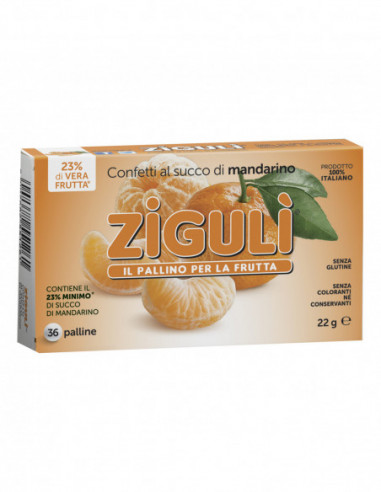 Ziguli Mandarino 36 Palline 22 G