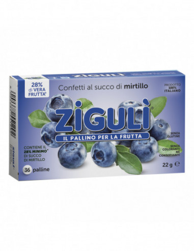 Ziguli Mirtillo 36 Palline 22 G