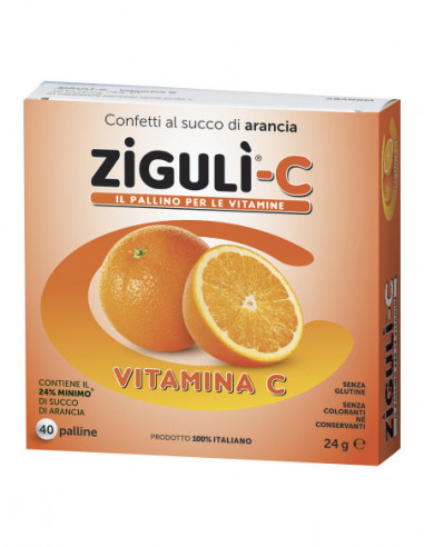 Ziguli C Arancia 40 Confetti 24 G