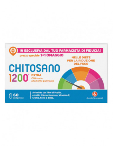 Chitosano 1200 Extra 60 Compresse