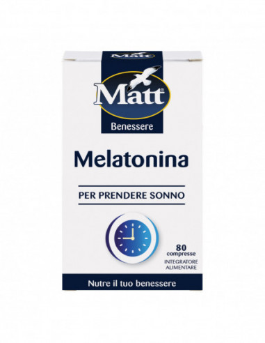 Matt Benessere Melatonina 80 Compresse