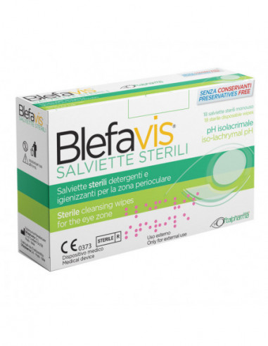 Blefavis Salviette Sterili 18 Pezzi