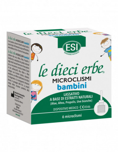 Esi Le Dieci Erbe 6 Microclismi Bambini