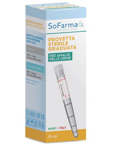 Provetta Urina 10 Ml Sofarmapiu'