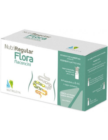 Nutriregular Flora 10 Flaconcini 8 Ml