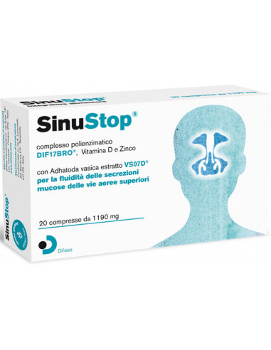 Sinustop 20 Compresse Da 1190 Mg