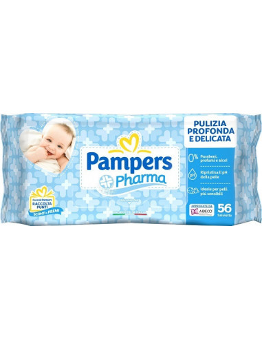 Pampers Pharma Salviette 56 Pezzi